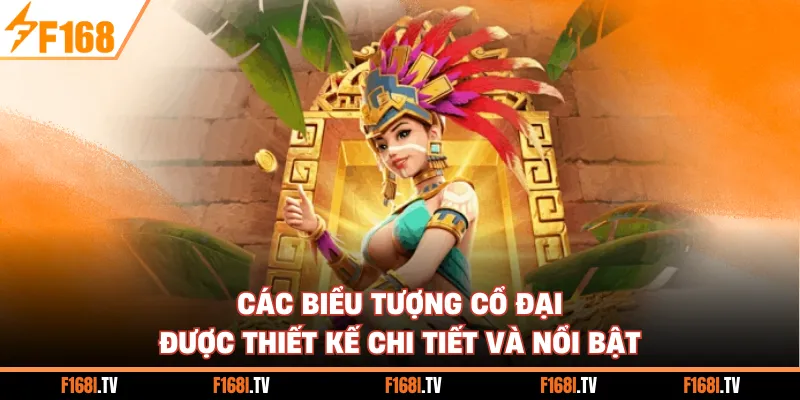 Các biểu tượng cổ đại được thiết kế chi tiết và nổi bật