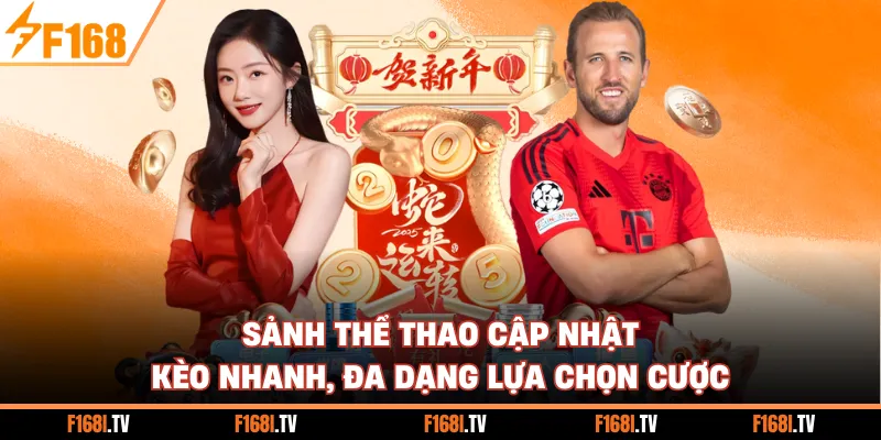 Sảnh thể thao cập nhật kèo nhanh, đa dạng lựa chọn cược